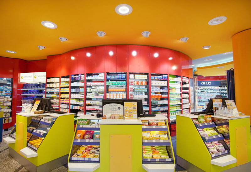 einhorn apotheke, kasse, hv tische, beratung empfang