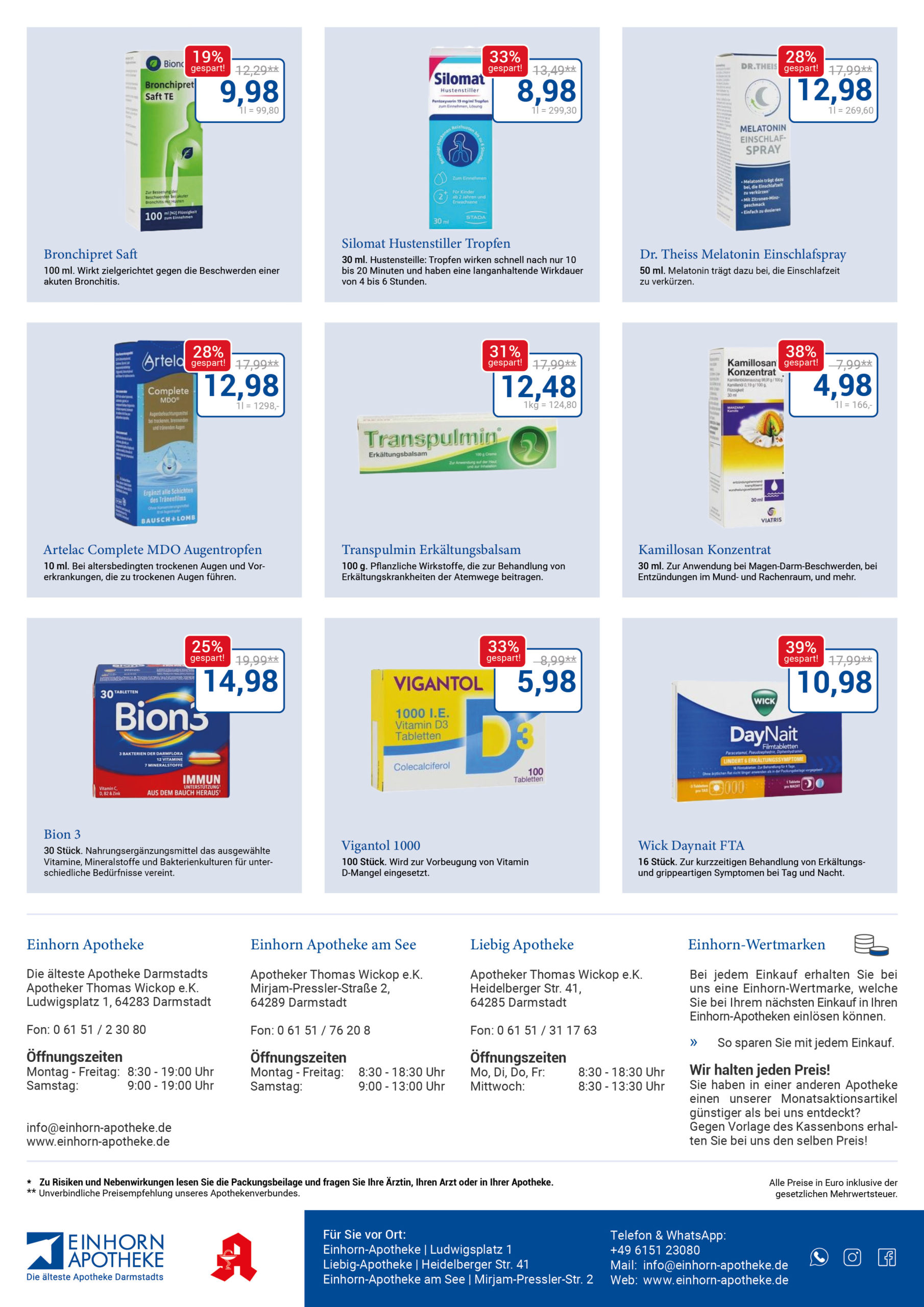 einhorn apotheke oktober angebotsflyer web 4