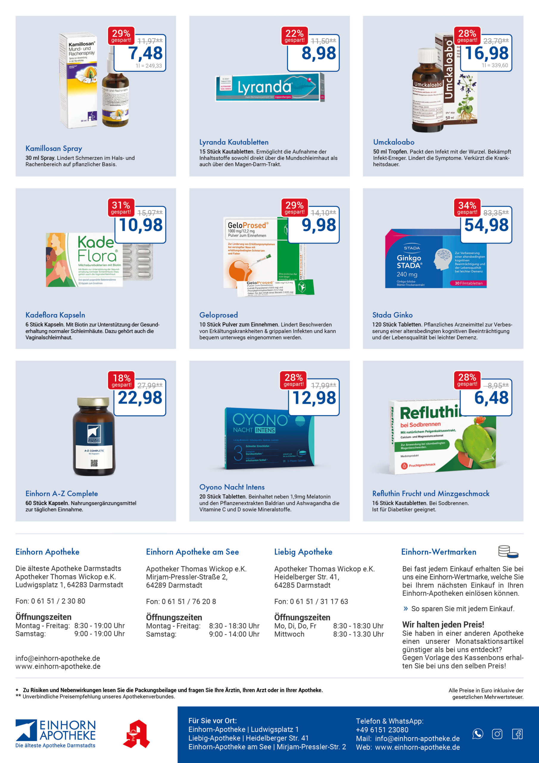einhorn apotheke oktober angebotsflyer1 4