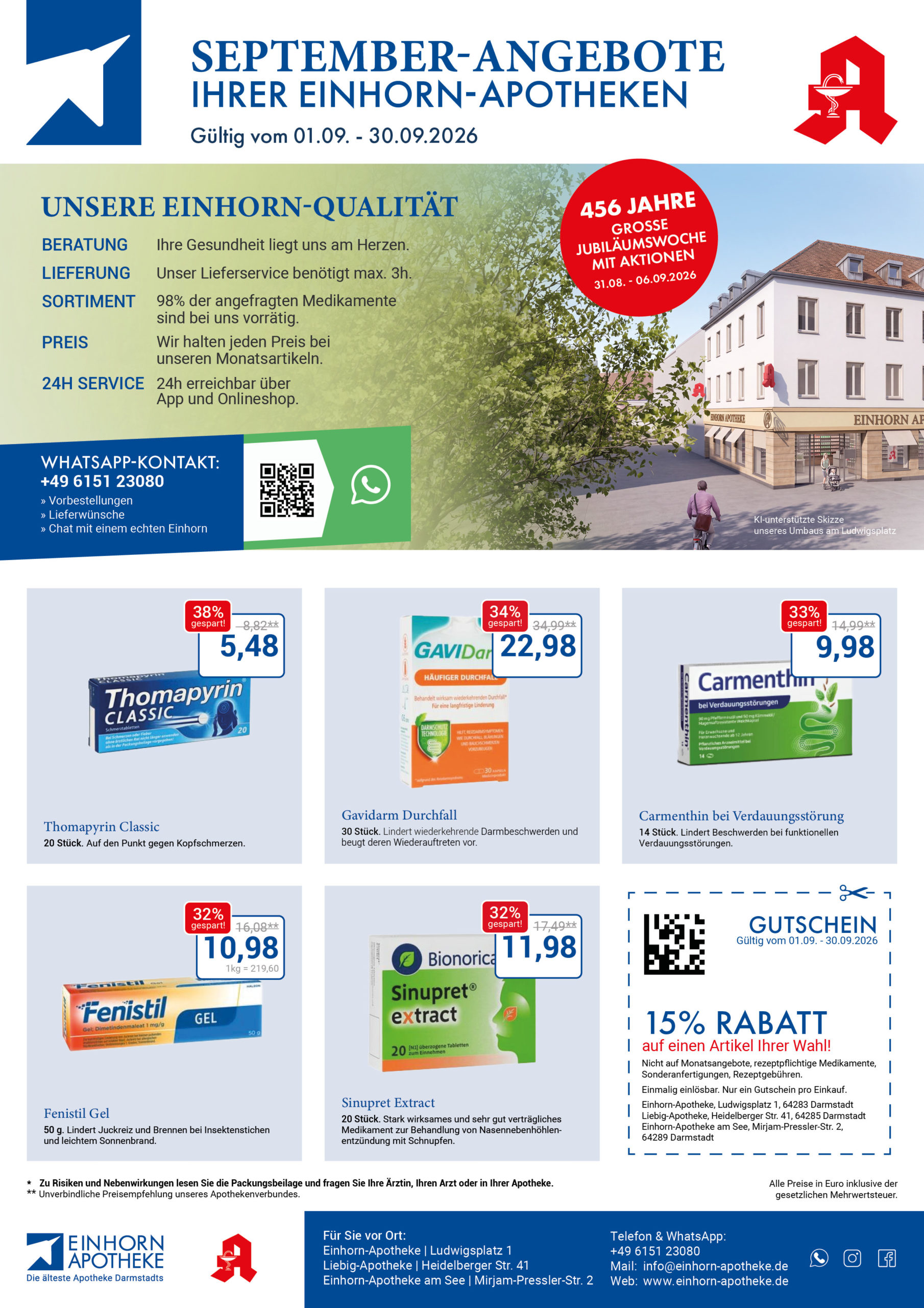 einhorn apotheke september angebotsflyer web 1