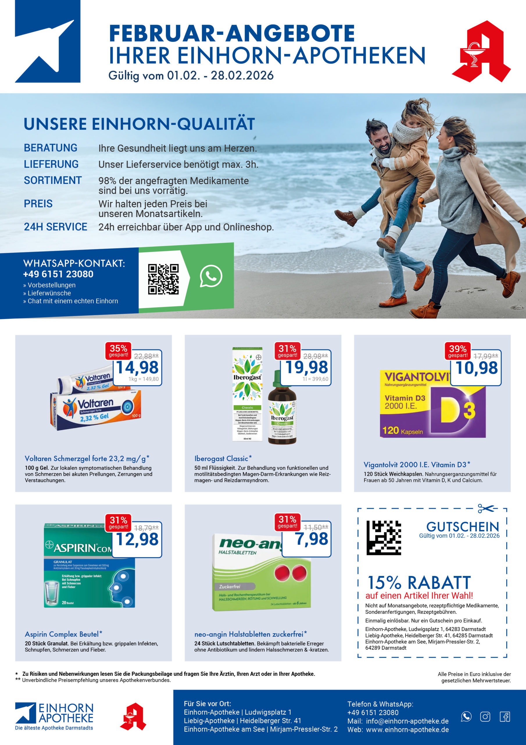 einhornapotheke angebotsflyer februar2026 1