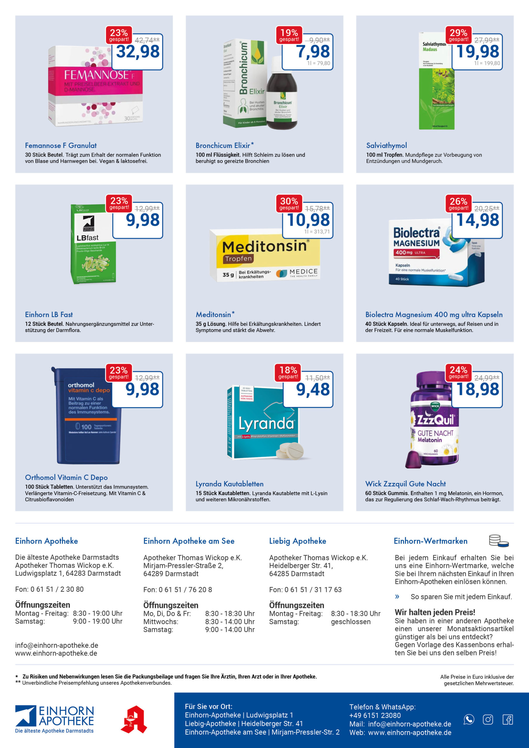 einhornapotheke angebotsflyer februar2026 4